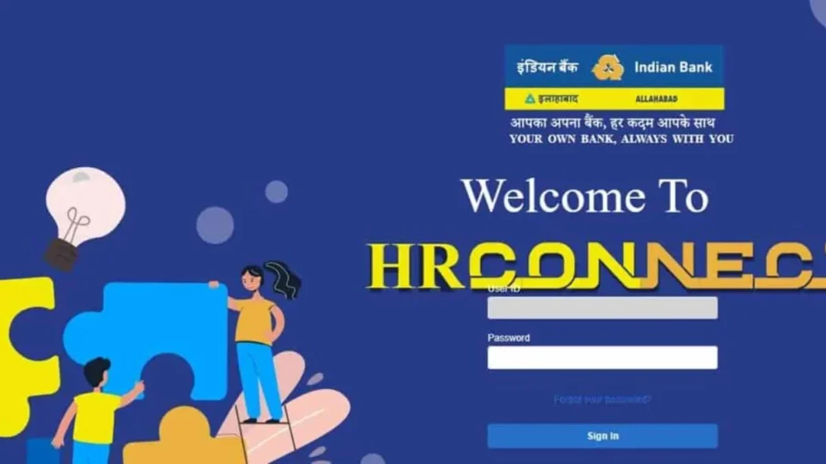 Indian Bank HR Connect: Login, Register, Retiree Services
