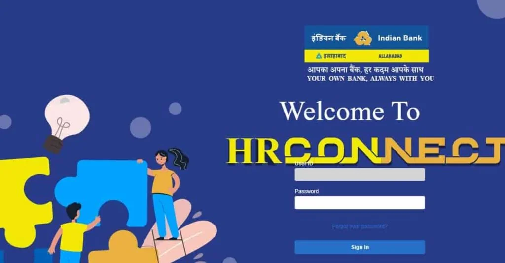 How to Log in at Indian Bank HR Connect