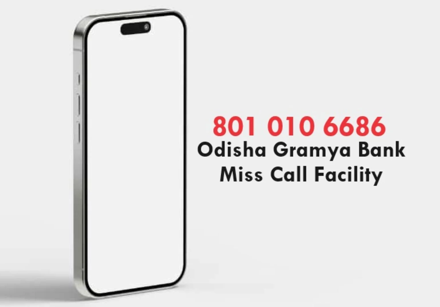 Odisha Grameen Bank balance check number