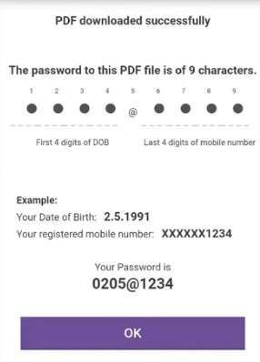 YONO SBI statement password