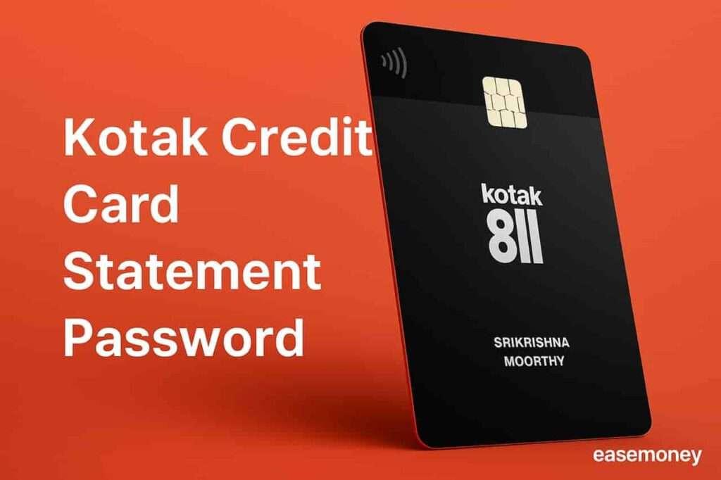 kotak bank credit card statement PDF