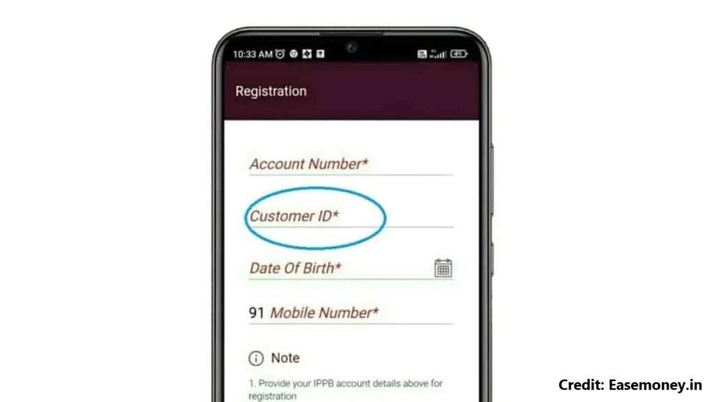 Get India Post Payments bank Customer ID and account number
