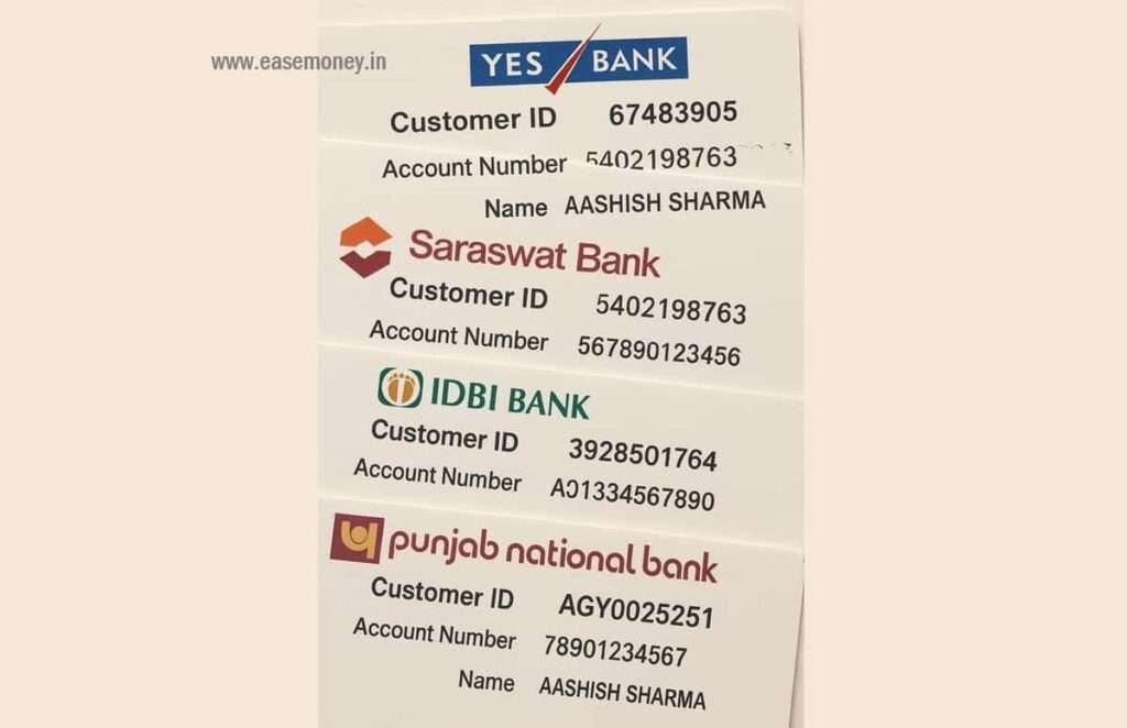 How to find customer ID for my bank account