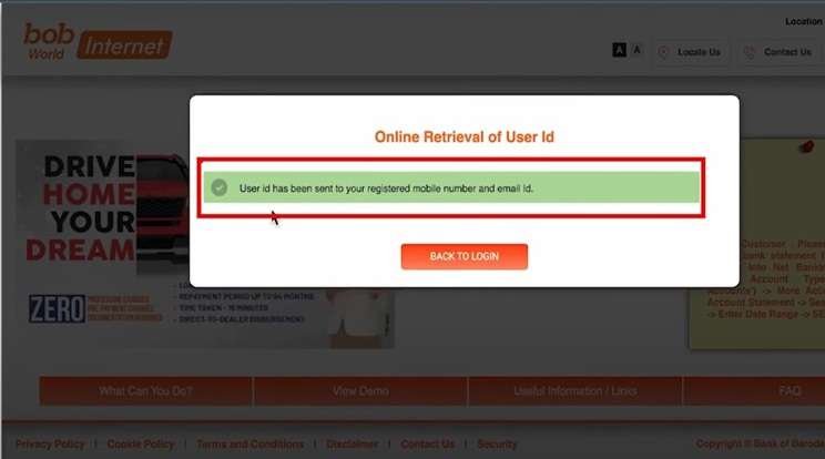cif of bank of vadodara