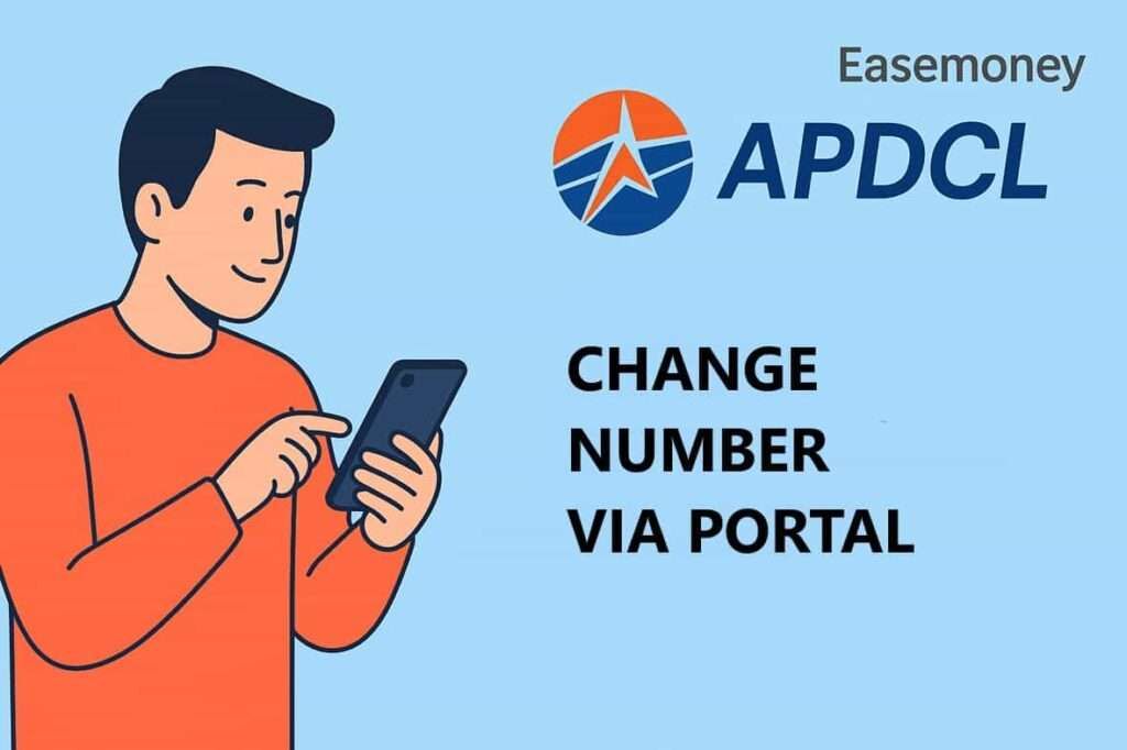 APDCL Mobile number update using online portal
