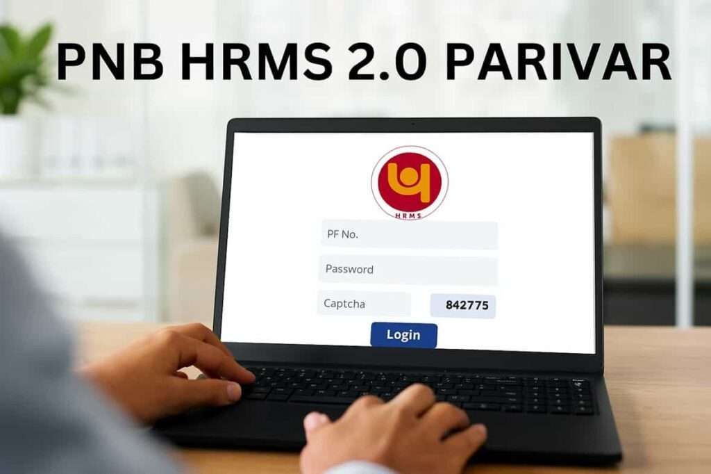 PNB Parivar HRMS 2.0 screenshot of online portal