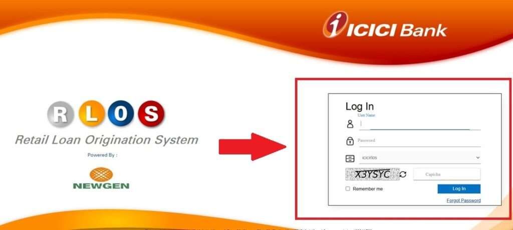 ICICI OMNI APP login screenshot