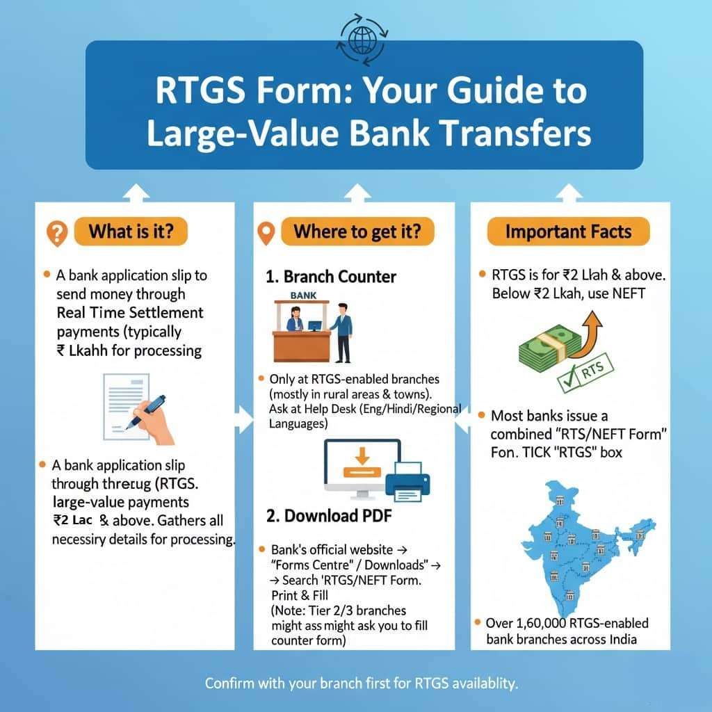 RTGS form PDF