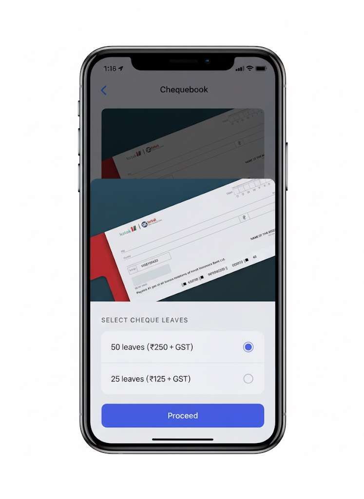 screenshot for checkbook kotak