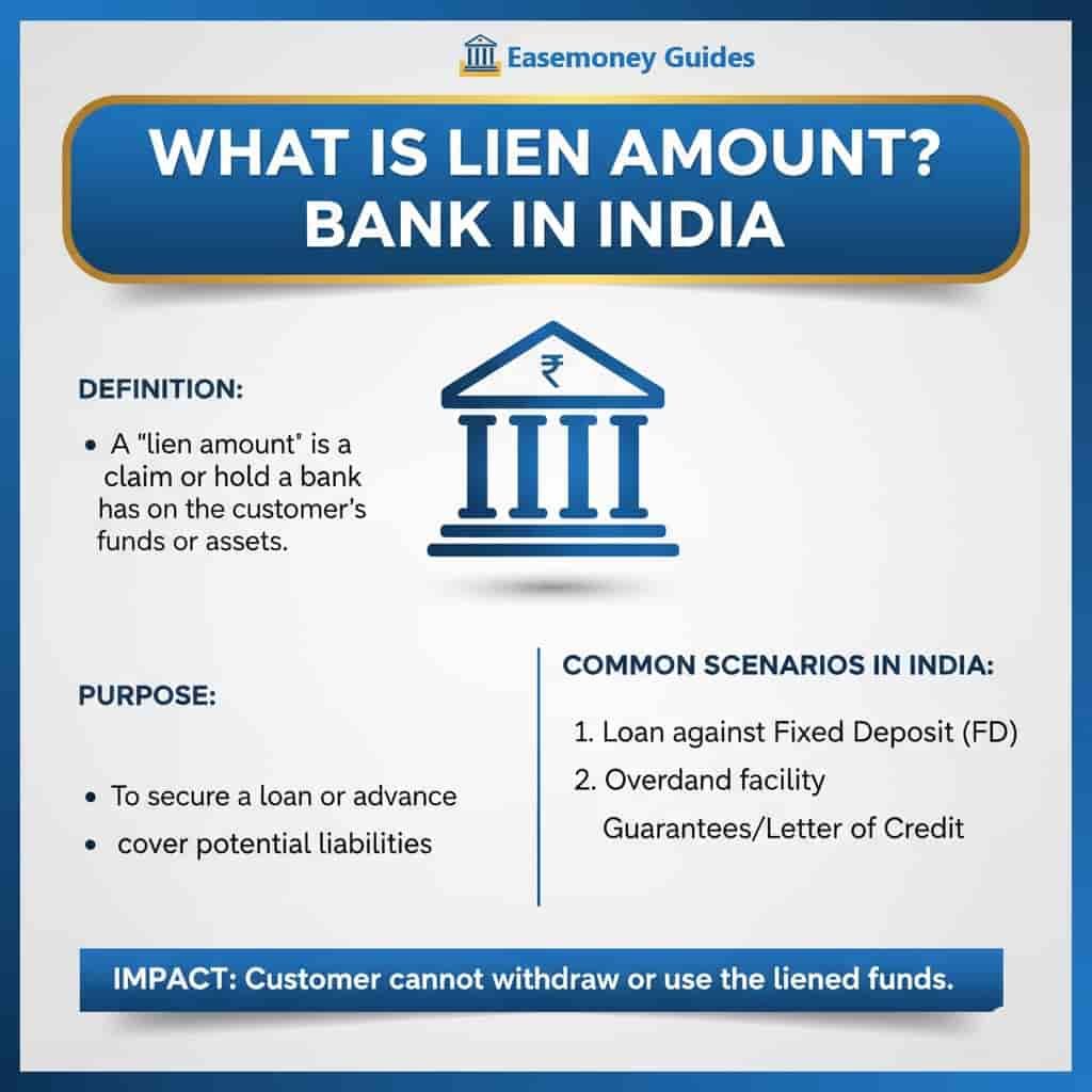 bank account lien amount infographic guide