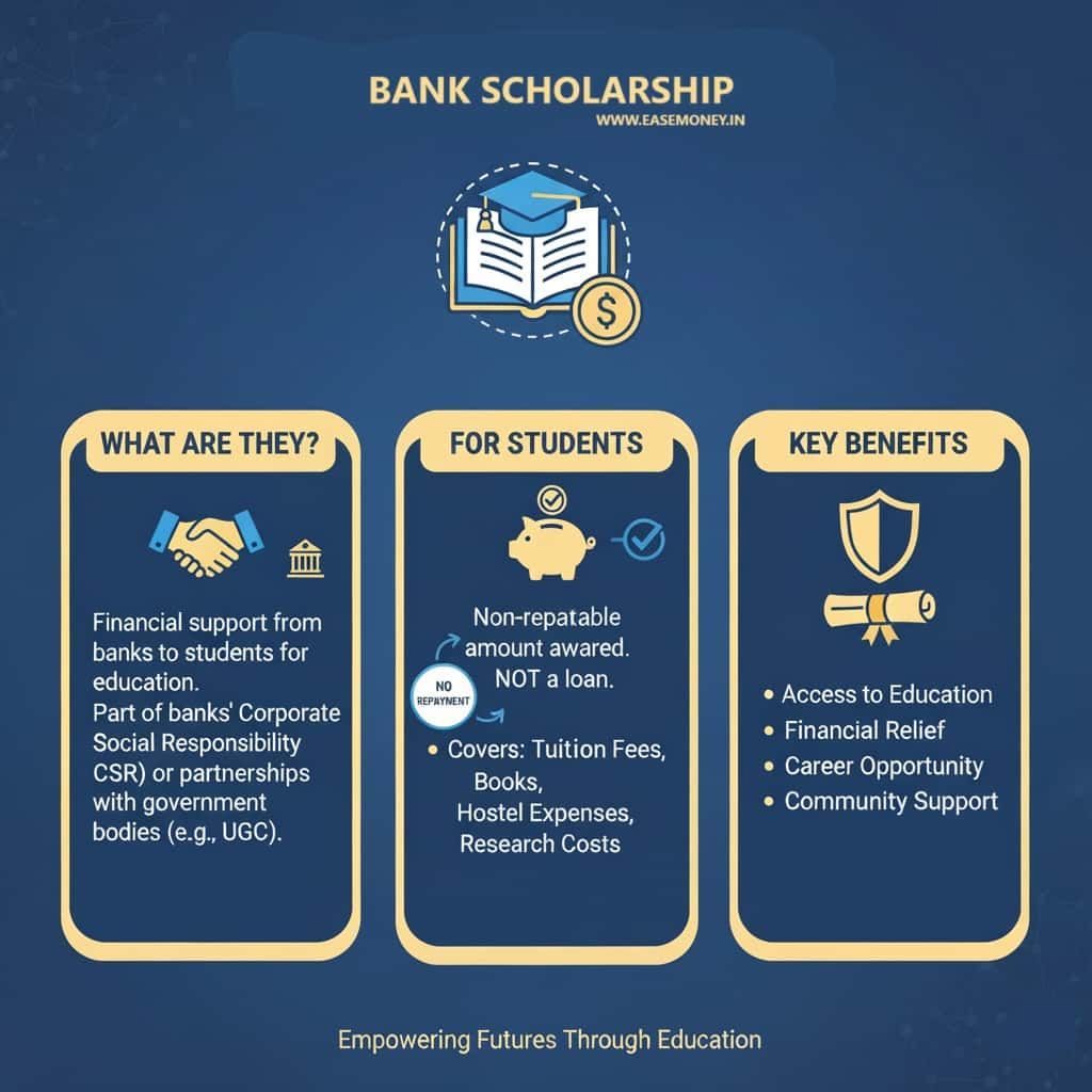 Bank scholarship infographic guide