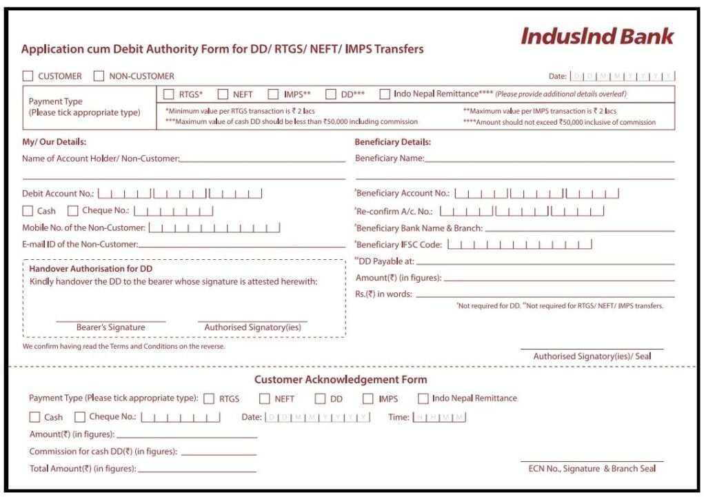 IndusInd Bank Duplicate copy of RTGS pdf
