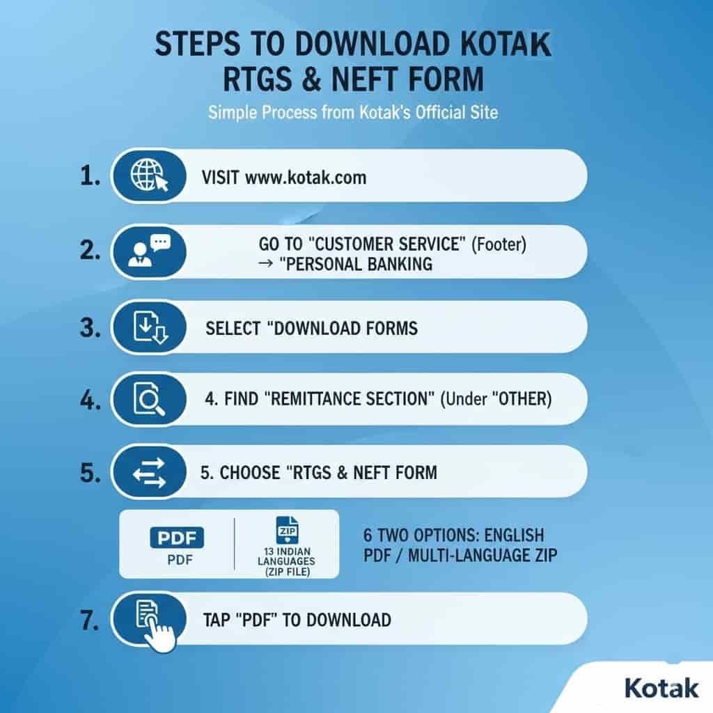 kotak RTGS PDF download