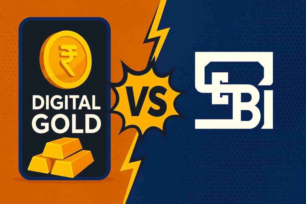 Digital Gold vs SEBI regulation graphic