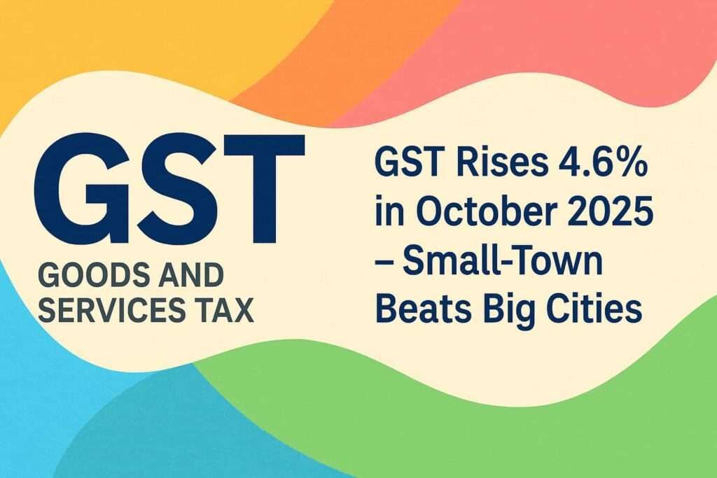 Gross and Net GST revenue collections for the month of Oct 2025