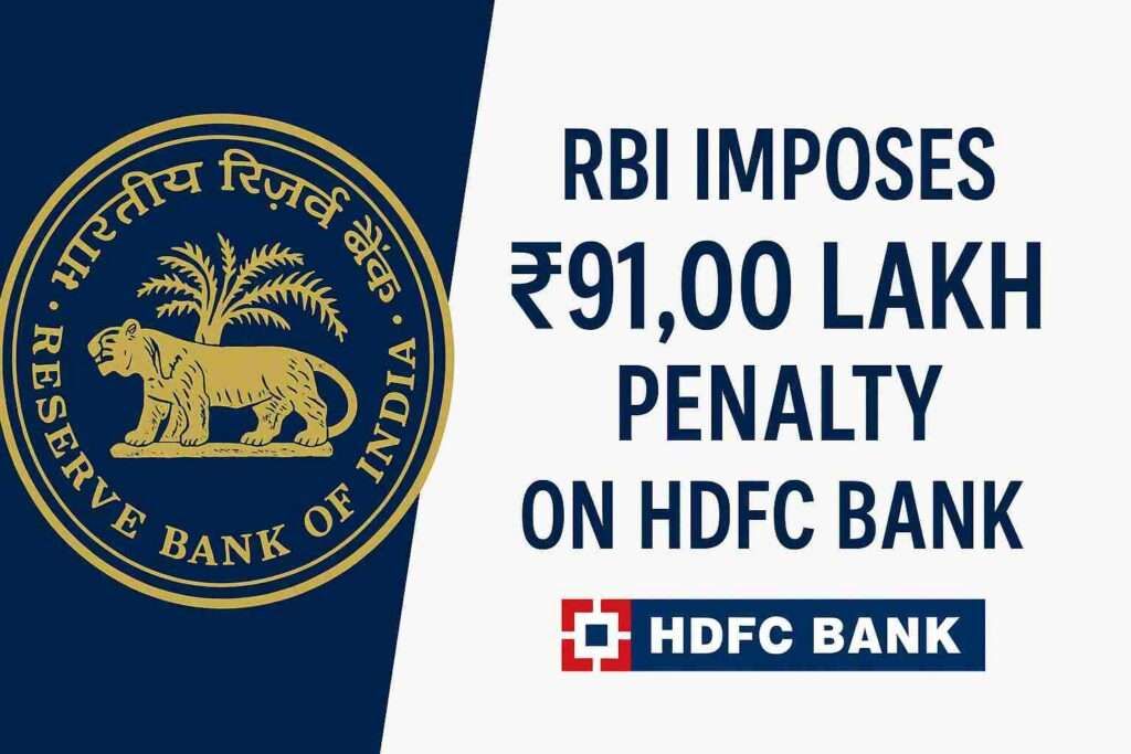 RBI imposes ₹91 lakh penalty on HDFC Bank