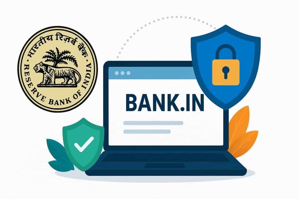 RBI logo with .bank.in secure domain graphic