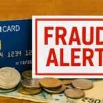 SBI Card fraud alert with credit card and money