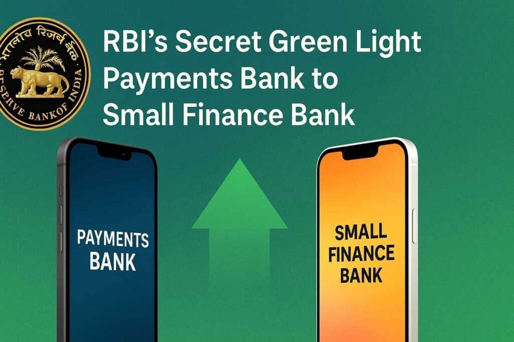 RBI Fino Payments Bank converting to Small Finance Bank