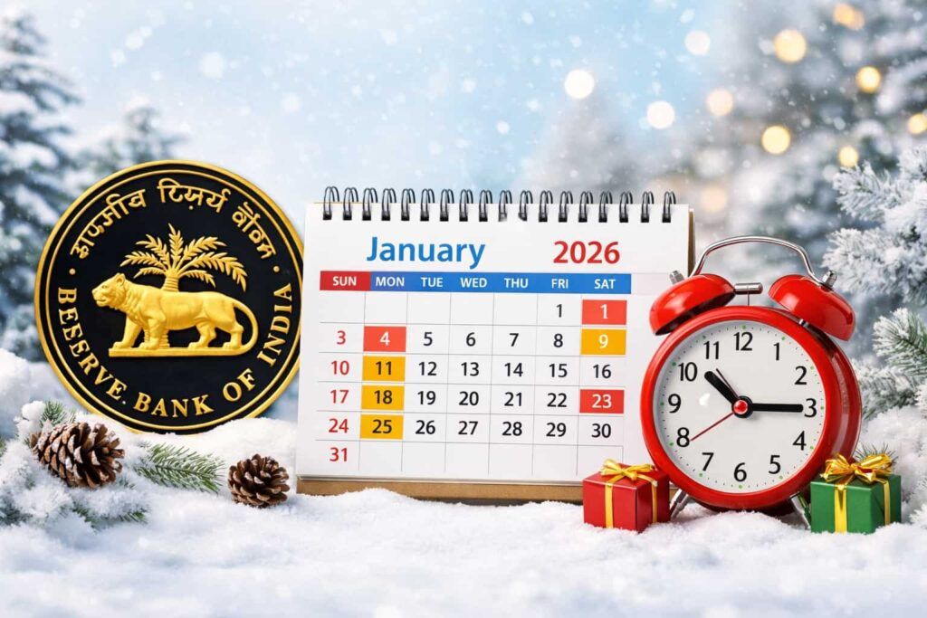 January 2026 RBI bank holidays showing city-wise bank closures in India