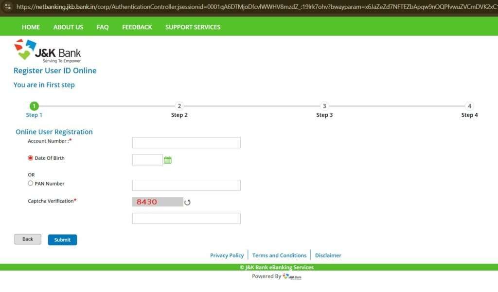 1 Step to register sample image screenshot