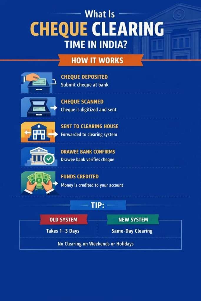 Cheque clearing process in India under new RBI system