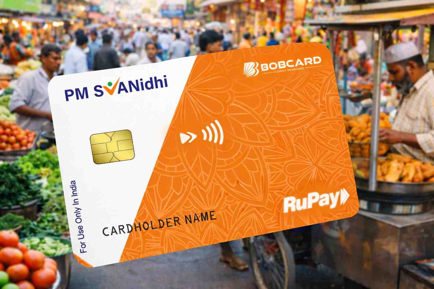PM Modi Launches UPI-Linked SVANidhi Credit Card for Street Vendors