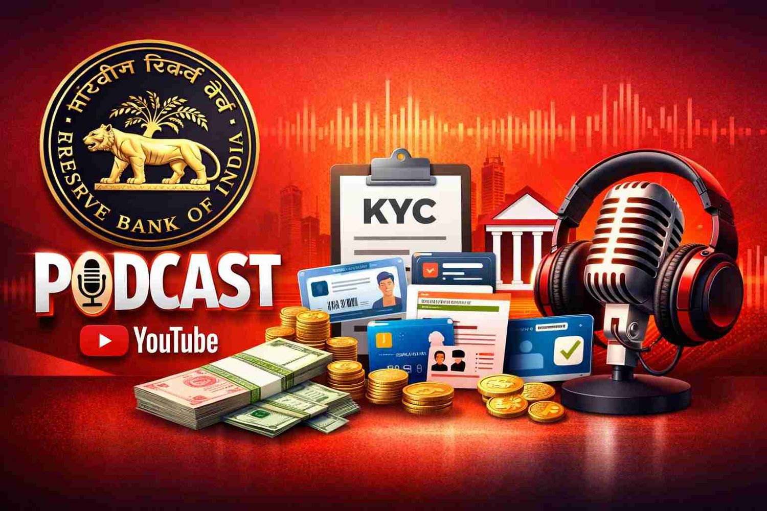 RBI podcast on YouTube explaining KYC rules for common bank customers