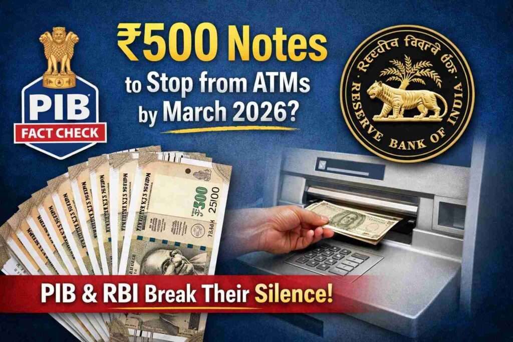 PIB and RBI clarify viral claim about ₹500 notes stopping from ATMs by 2026