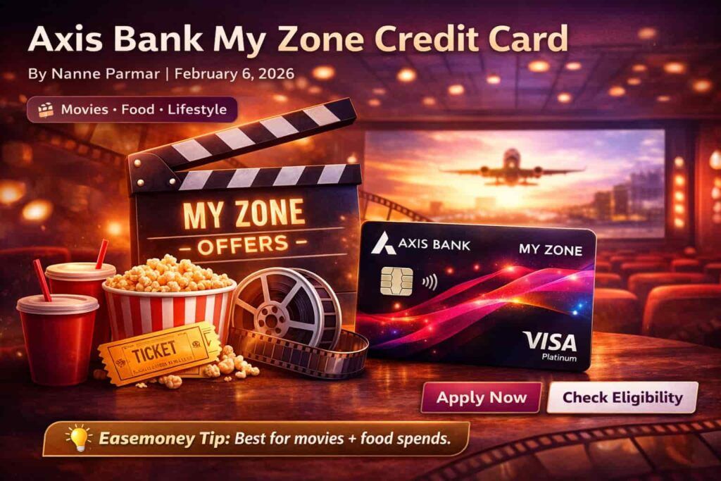 Axis Bank My Zone Credit Card movie cinema themed image