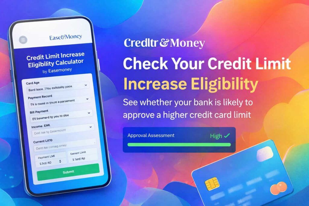 Credit Limit Increase Eligibility Calculator by easemoney help guide