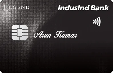 Legend card by IndusInd Bank screenshot