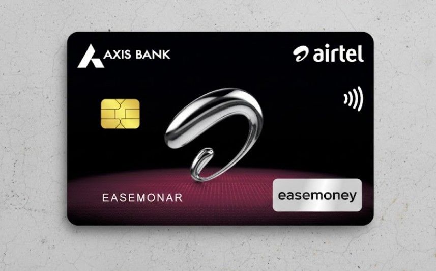 Airtel credit card interface