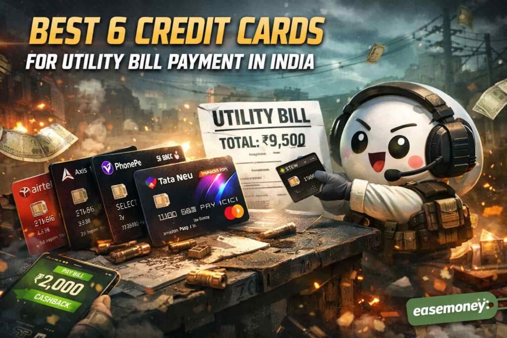 Best credit cards for utility bill payment with cashback in India