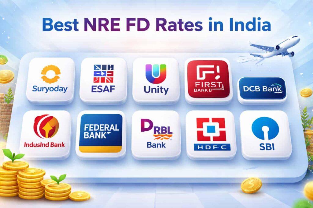 Top 10 Banks NRE FD Rates in India