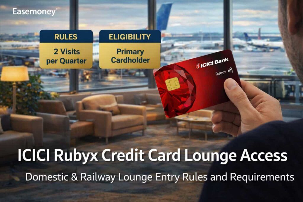 ICICI Rubyx Credit Card Lounge Access PDF document