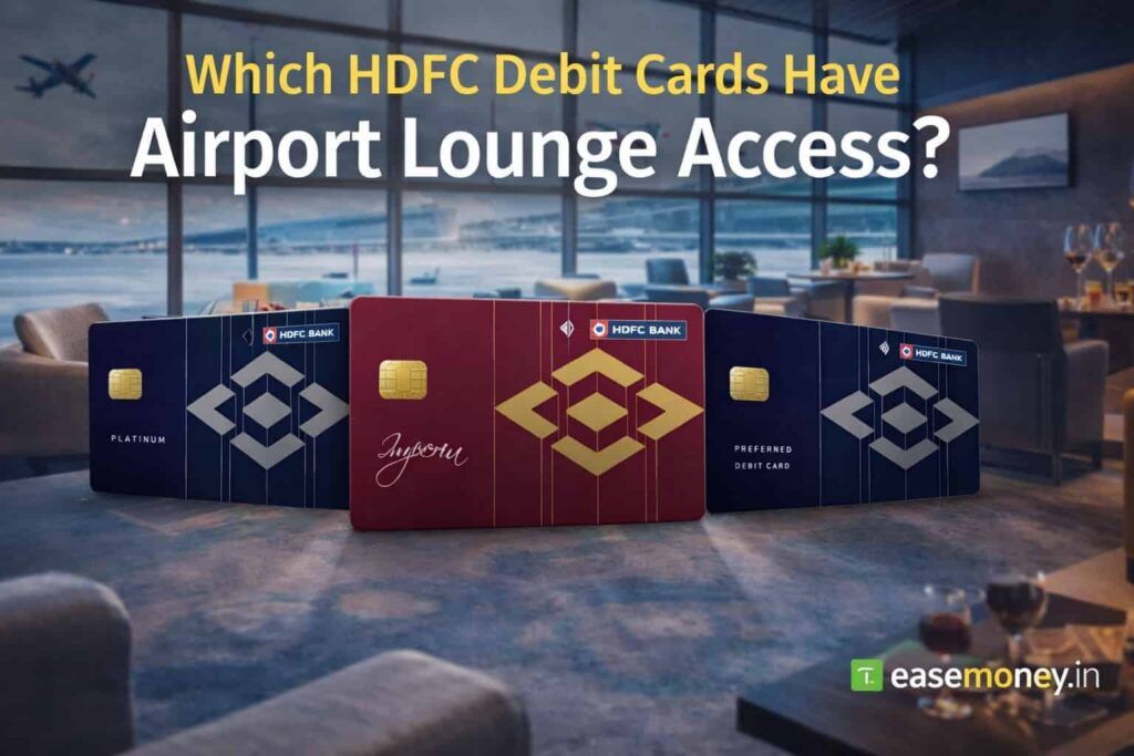 HDFC debit card airport lounge access program at Indian airports