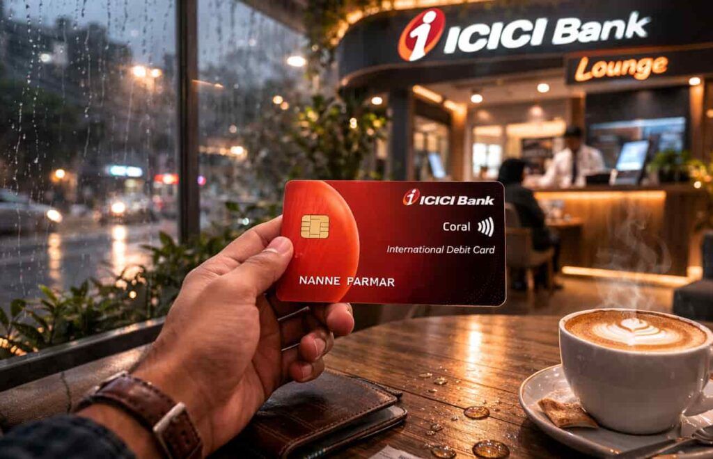 Does ICICI Bank Coral debit card have lounge access