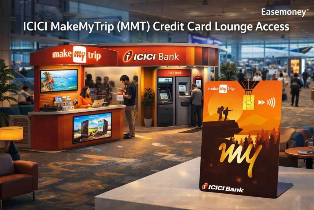 MakeMyTrip ICICI Credit Card Lounge Access: Domestic & International