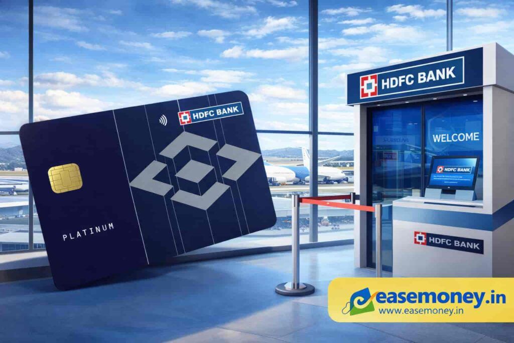 HDFC Platinum debit card lounge access airport