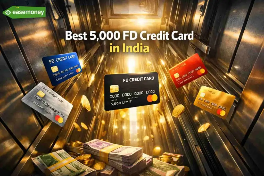 FD credit card ₹5000 limit India beginner secured credit card 
