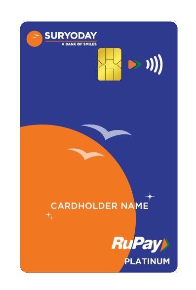 Suryoday RuPay Platinum Credit Card FD