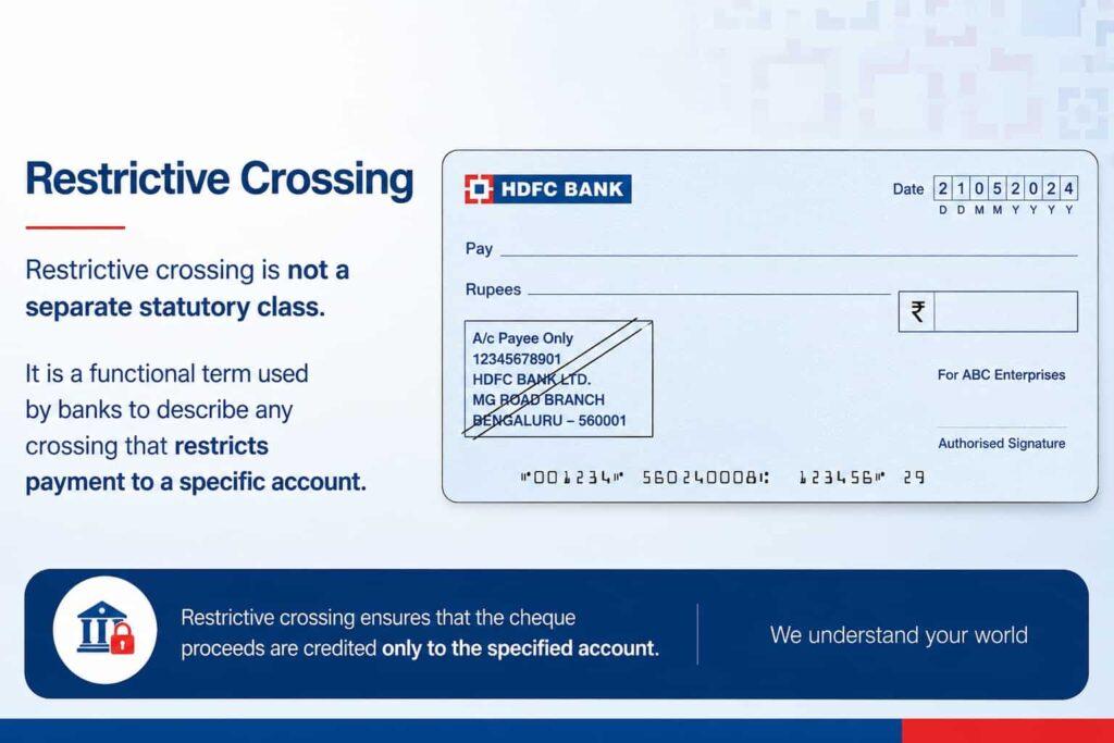 Restrictive Crossing sample infographic